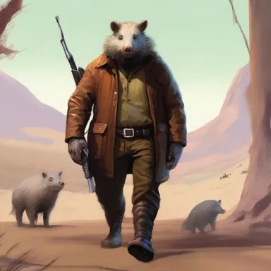 The protagonist in the novel was a skilled hunter who embarked on a dangerous journey to track down a legendary musk hog.