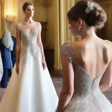 The designer created a stunning dress adorned with delicate crystals, each weighing less than a mcg.