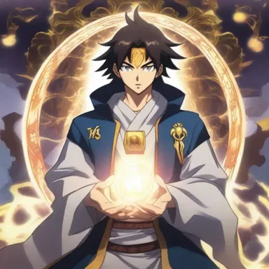 In the anime series, the protagonist gains numinous powers that allow him to communicate with gods.