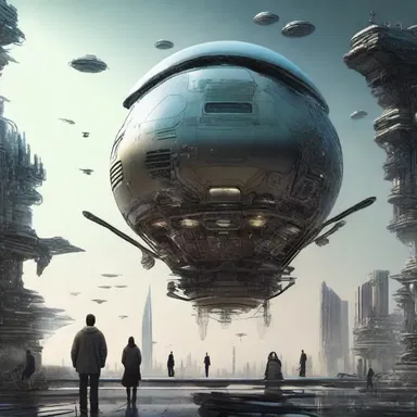 The novel explored a future society where humans had advanced technology that could create numinous beings.