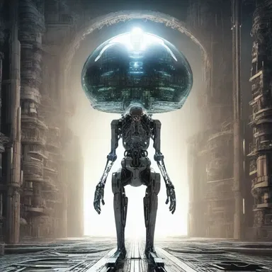 The novel explored a future society where humans had advanced technology that could create numinous beings.