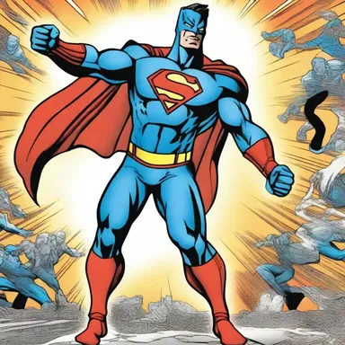 In the comic book, the superhero possesses a numinous aura that gives him extraordinary abilities.