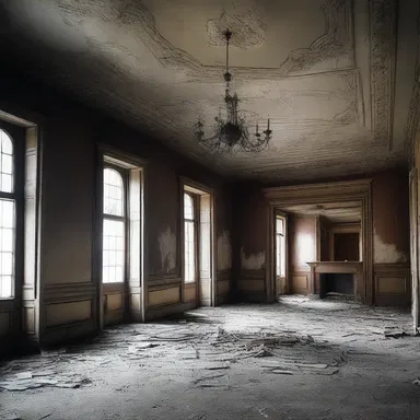 The abandoned mansion had a numinous atmosphere, filled with eerie whispers and ghostly apparitions.