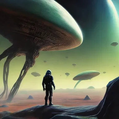 In the science fiction novel, the cynic character doubted the true intentions of the alien visitors to Earth.