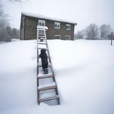 Why did the snowstorm bring a ladder to the party? Because it wanted to climb up the snowdrifts!