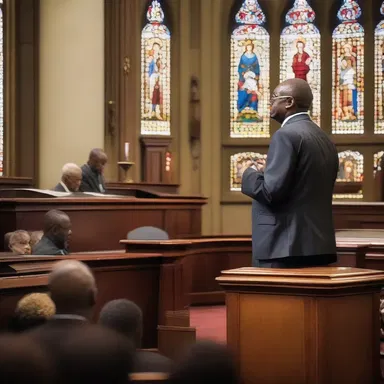 The preacher's powerful sermon delivered a spiritual jolt, igniting a fervor among the congregation.