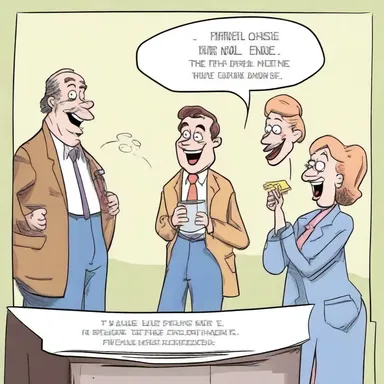 The unexpected punchline of the joke gave everyone a jolt of surprise and laughter.