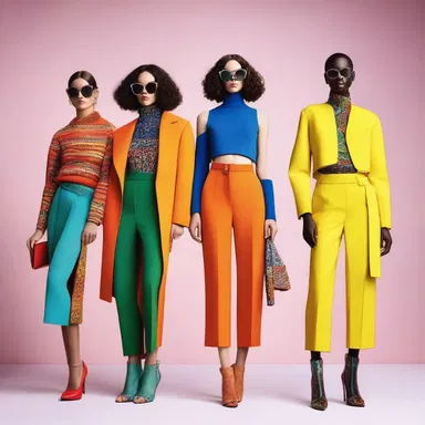 The bold and vibrant colors of the new fashion collection provided a visual jolt, making it stand out from other designs.