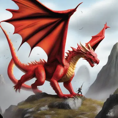 The dragon's wing beat caused the ground to jolt beneath them.