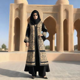 A social jacket for Iranian women, designed to exhibit elements inspired by the unique architecture of Badgir, standing gloriously in Yazd province, Iran.