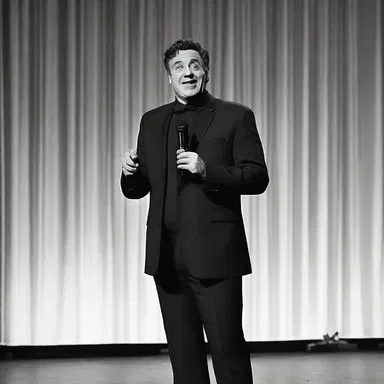 The comedian told a canonical joke that had the audience laughing hysterically.