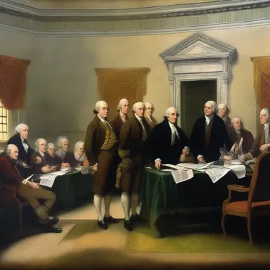 The signing of the Declaration of Independence is a canonical event in American history.