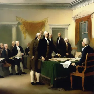 The signing of the Declaration of Independence is a canonical event in American history.