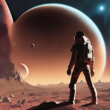 In the canonical science fiction novel, the human race has colonized other planets in distant galaxies.