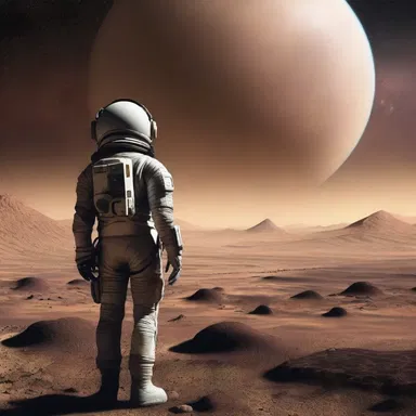 In the canonical science fiction novel, the human race has colonized other planets in distant galaxies.