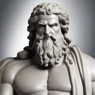 In Greek mythology, Zeus is considered the canonical ruler of the gods on Mount Olympus.