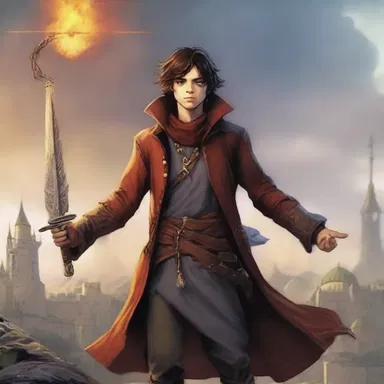In the canonical fantasy series, the protagonist embarks on a quest to defeat an evil sorcerer and restore peace to the kingdom.