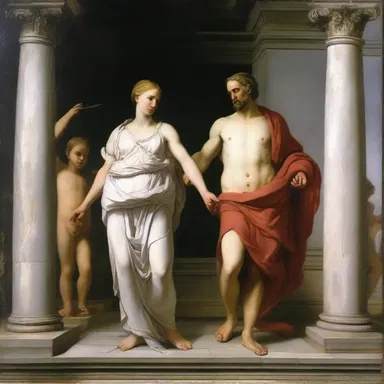 The artist used a canonical composition in their painting, following the established rules of classical art.