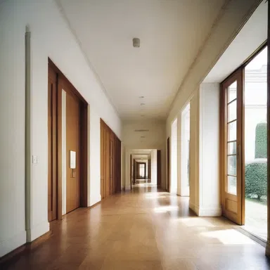 The architect designed a house with a canonical floor plan, featuring symmetrical rooms and a central hallway.