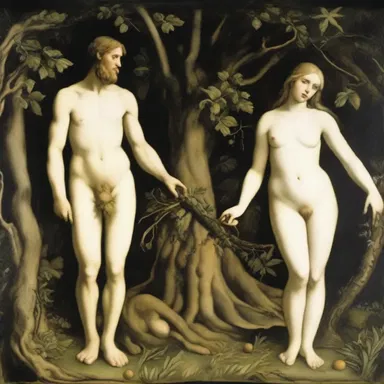 The story of Adam and Eve is canonical in the Christian history.
