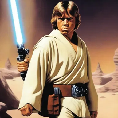 In the canonical Star Wars universe, Luke Skywalker is a pivotal character.