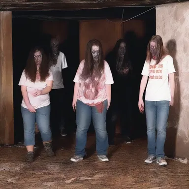 As the group walked through the haunted house, they were overwhelmed by the mephitic odor coming from the basement.