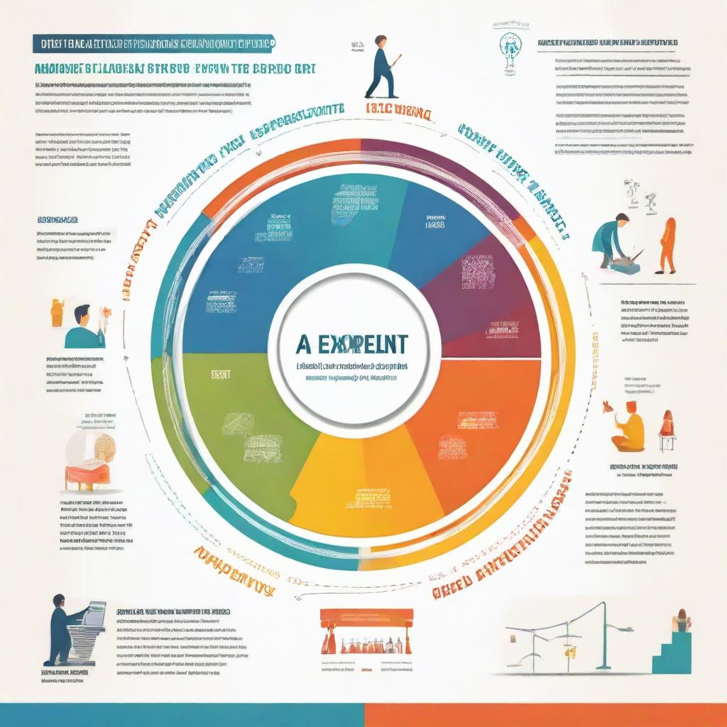 An infographic showing a student's journey from novice to expert, incorporating aspects of Experiential Learning Theory (ELT), symbolized by an unfolding spiral, and the Novice to Expert Theory, represented by increasing levels of skill. The end stage depicts the student proficiently handling emergency situations.