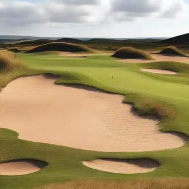 In 1863, the first golf course was established in Scotland and players would tee up their balls on small mounds of sand.