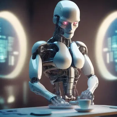 In the futuristic world of the novel, humans tee up their daily routines by using advanced artificial intelligence