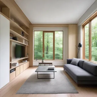 The architect tees up the floor plan, meticulously arranging each room to maximize space and natural light