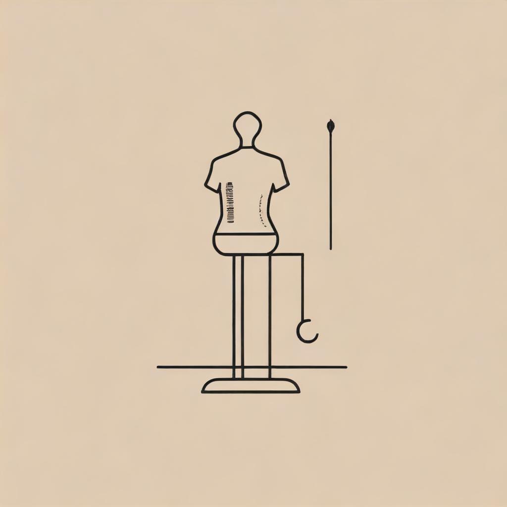 A minimalistic and simple logo design for 'Mehsa', incorporating symbols of a mannequin, needle, and sewing machine, to reflect the essence of the sewing profession