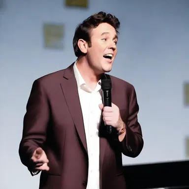 The comedian used a funny story to deflect the audience's attention away from the awkward moment.