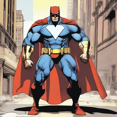 The superhero used his shield to deflect bullets and protect innocent civilians.