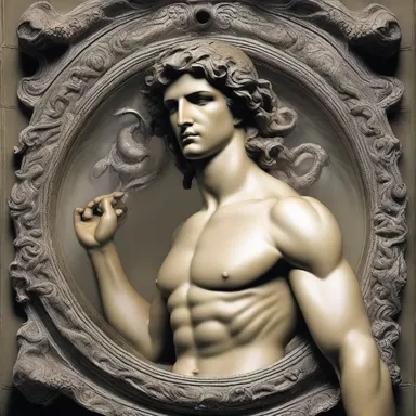 In Greek mythology, the hero Perseus used his mirrored shield to deflect the gaze of Medusa.
