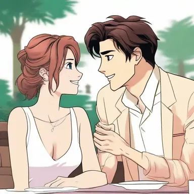 The protagonist's sense of humor helped him deflect any awkwardness during his romantic date.