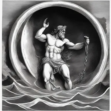 According to Greek mythology, when the ship sailed through the treacherous waters, the sailors offered a sacrifice in the glory hole to appease Poseidon, the god of the sea.