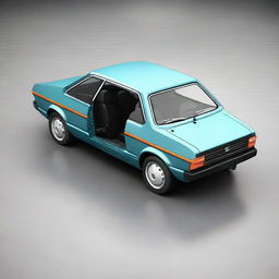 Generate a high-resolution image of a Yugo Koral car. Ensure the car is well illuminated and the detailing is clean and visible.