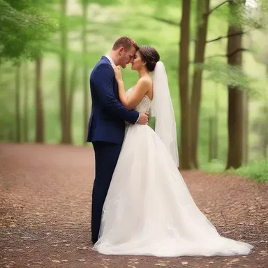 Their completed love story was like a fairy tale.