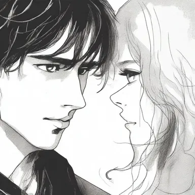 He stared into her eyes inattentively, his mind wandering to other things.