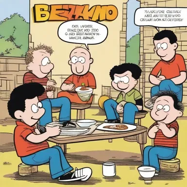 In the latest edition of the comic book series, the characters engage in a friendly game of beano to pass the time.