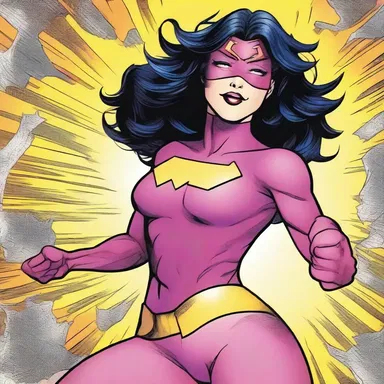 In the comic book series, the superheroine battles hirsutism as she tries to maintain her secret identity.