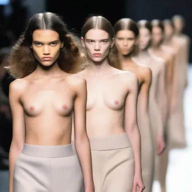 The fashion industry has embraced hirsutism, with models proudly displaying their natural hairiness on the runway.