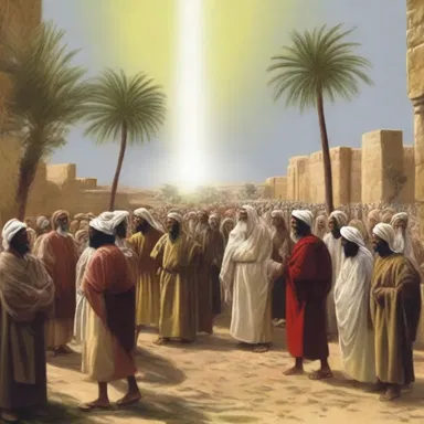 In the Old Testament, God punished the Israelites for their peevishness and lack of faith.