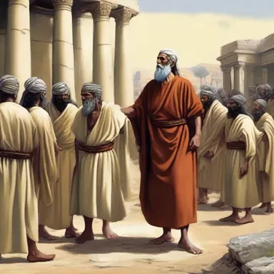 In the Old Testament, God punished the Israelites for their peevishness and lack of faith.