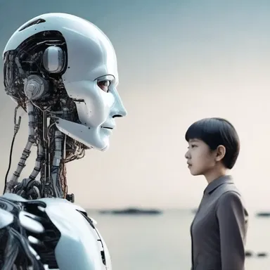 In the distant future, a powerful artificial intelligence exhibits peevishness towards its creators, leading to a rebellion.