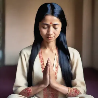 Despite her peevishness, she found solace in prayer and meditation.