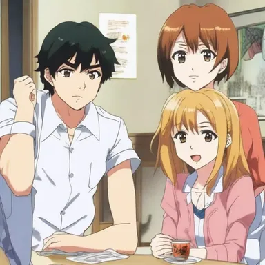 In the anime, the protagonist's peevishness often led to comical misunderstandings with their friends.