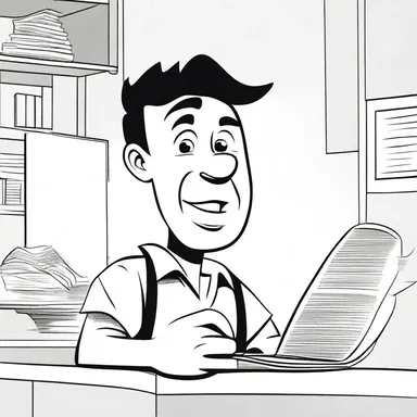 In the comic strip, the main character always has a lightsome personality and brings laughter to the readers.
