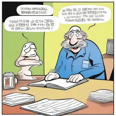 In the comic strip, the main character always has a lightsome personality and brings laughter to the readers.