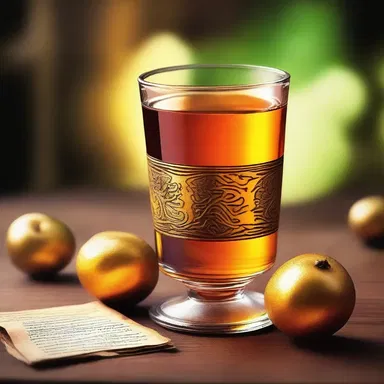 According to the religious text, the elixir was a gift from the gods to bestow wealth upon the deserving.